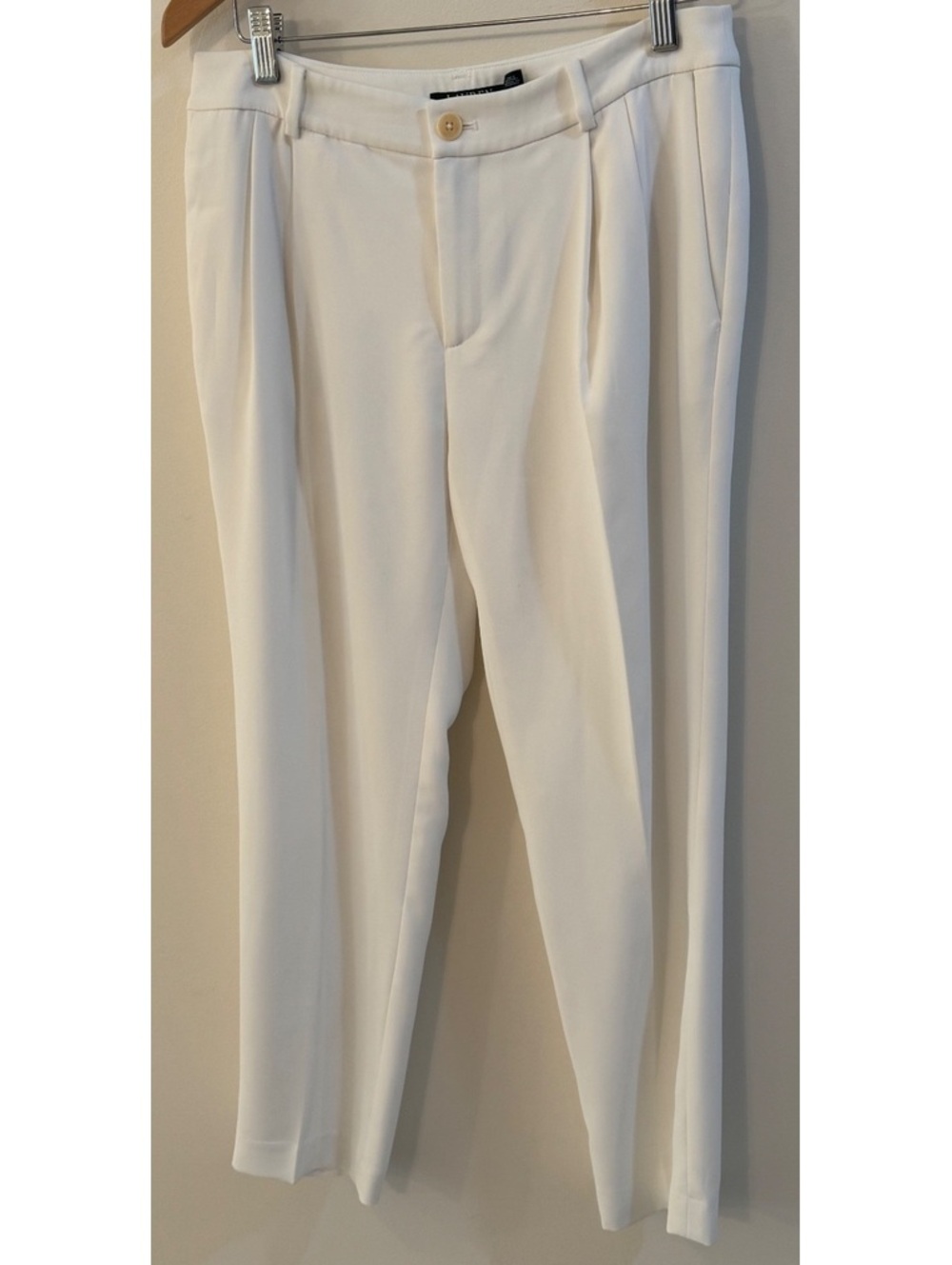 Lauren Ralph Lauren Women's White Polyester Dress Pants Size 6